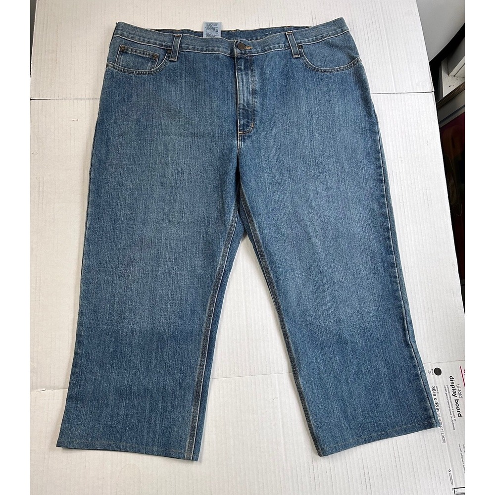 Carhartt Work Denim‎ Pants Jeans Relaxed Fit Classic Blue Size 42"/30"